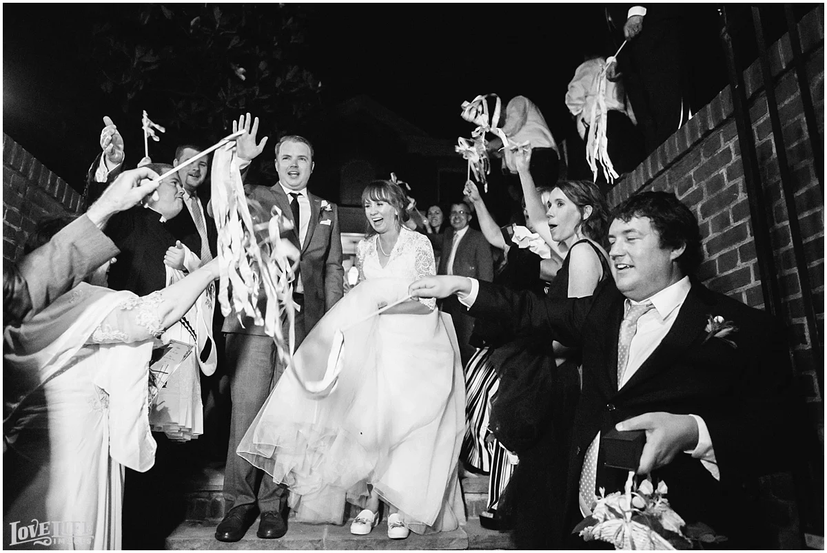 Dumbarton House DC Wedding ribbon exit.jpg