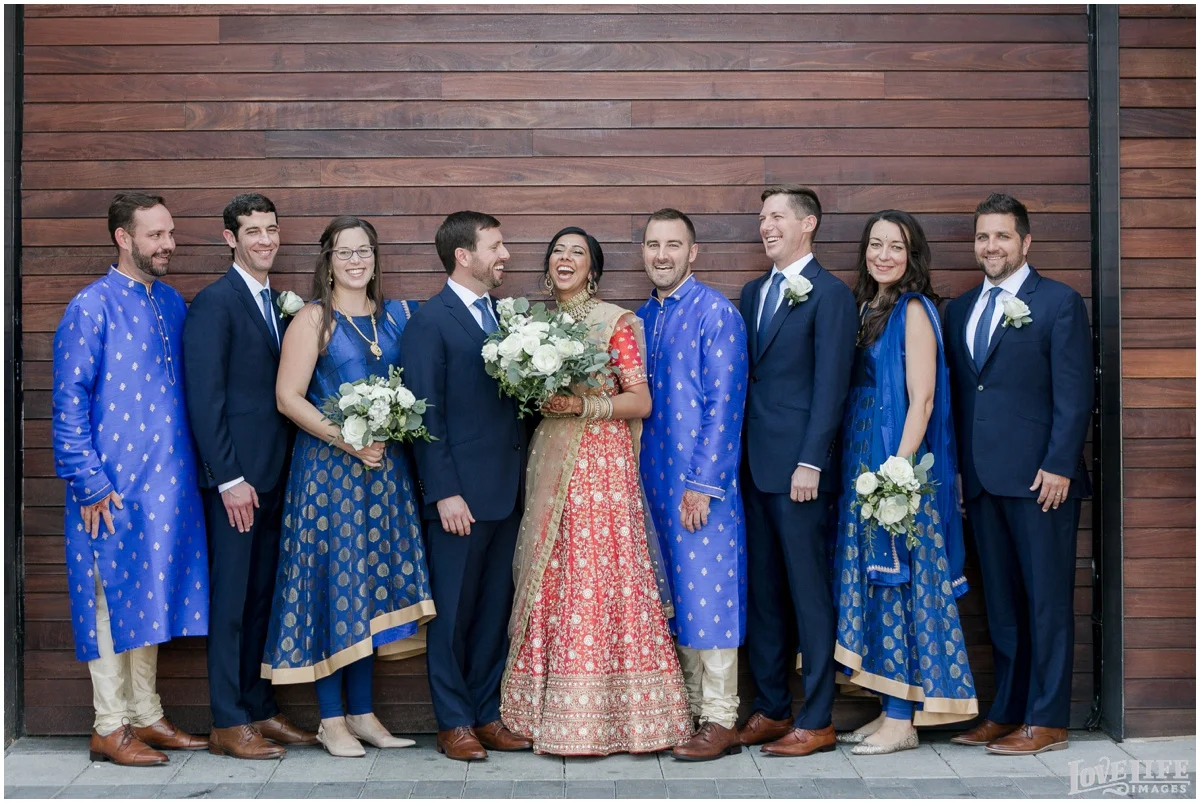 Multicultural District Winery DC Wedding party.jpg