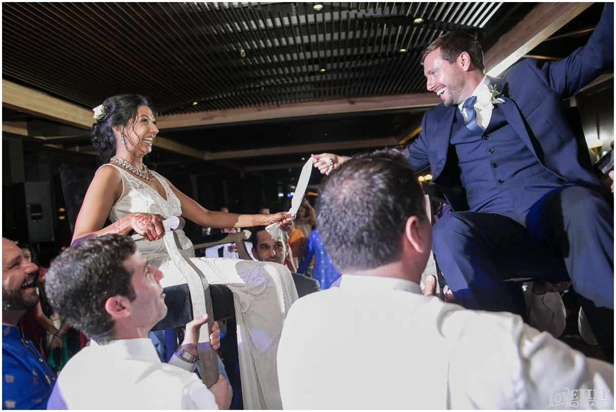 Multicultural District Winery DC Wedding bride and groom hora.jpg