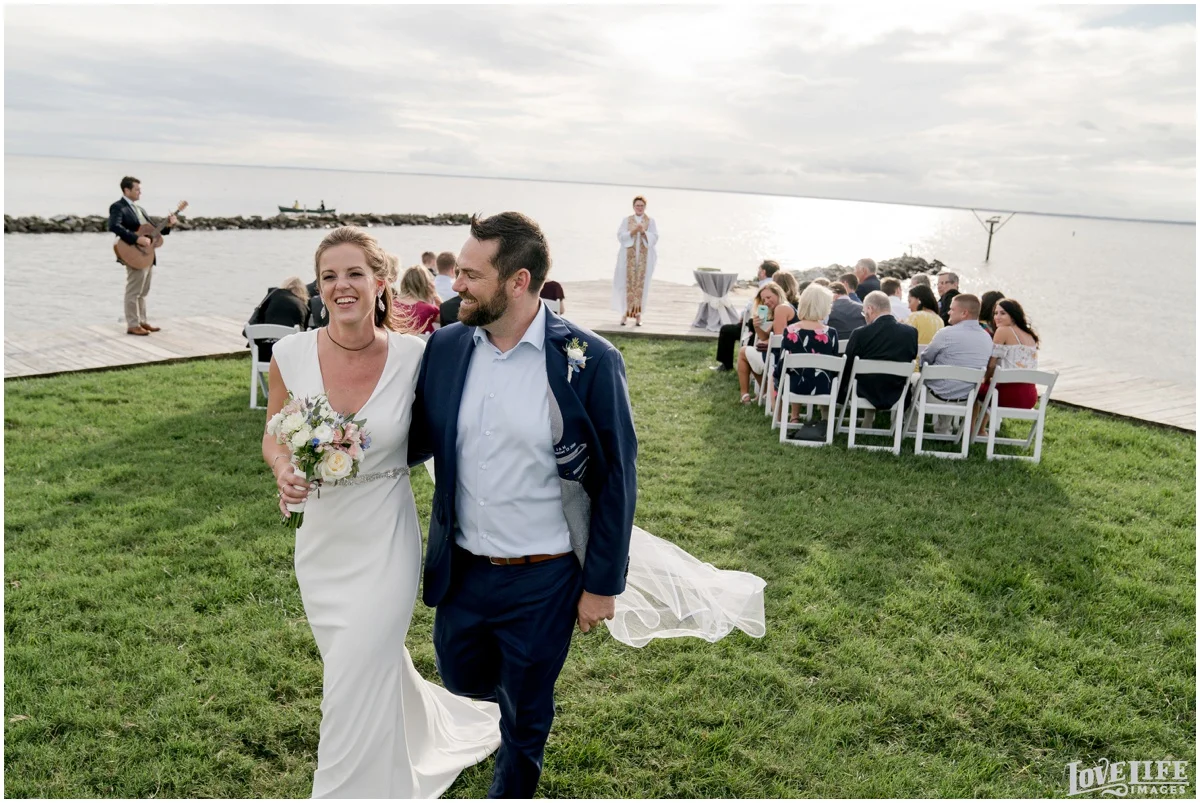 Silver Swan Bayside Wedding ceremony processional.jpg