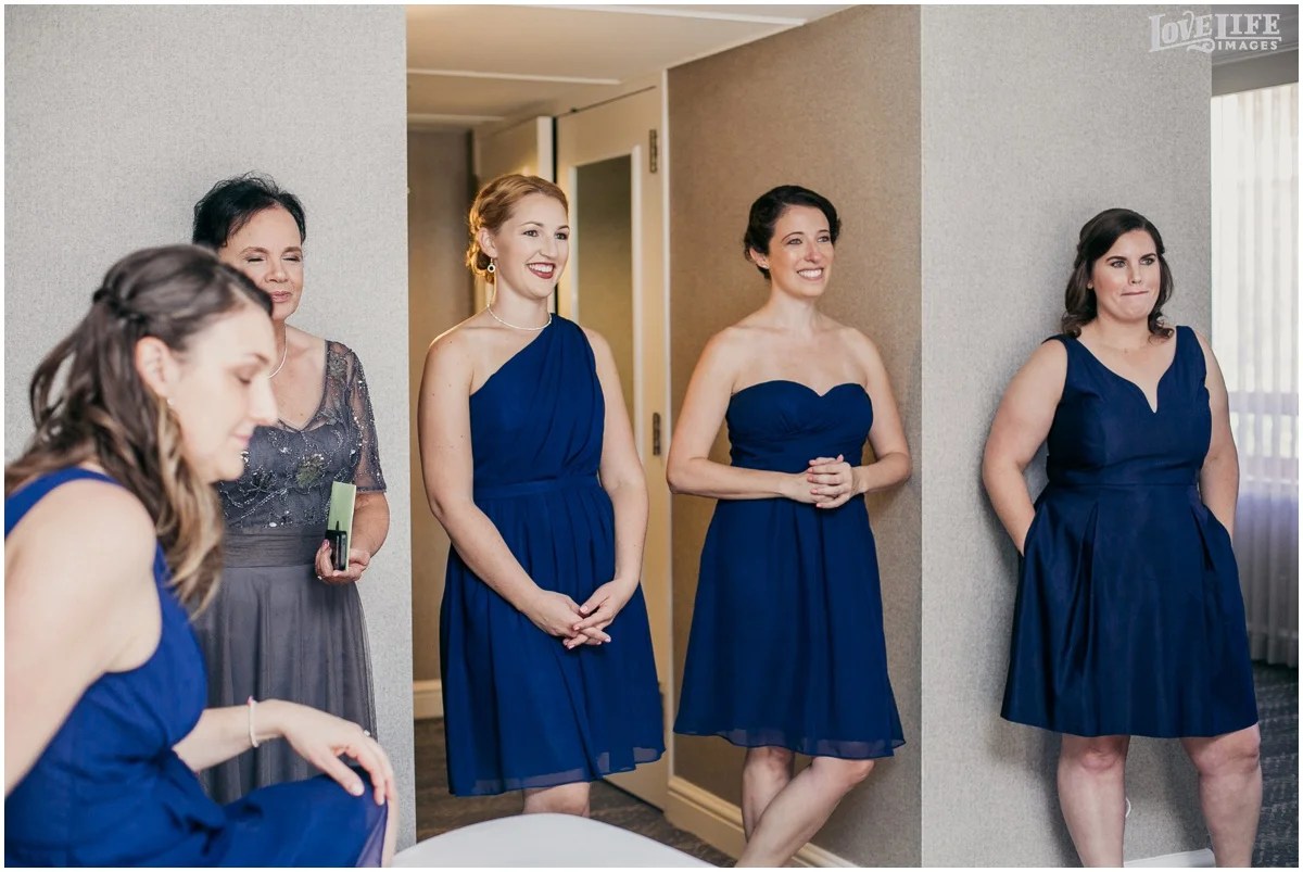 Fairmont DC Wedding bridesmaids in navy.jpg