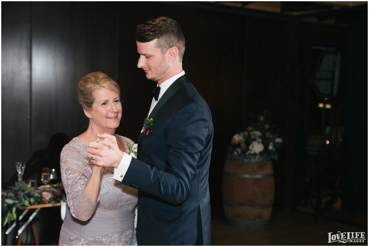 District Winery DC Wedding groom dancing with mother.jpg