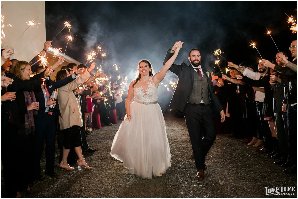 Briar Patch Inn Wedding sparkler exit.jpg
