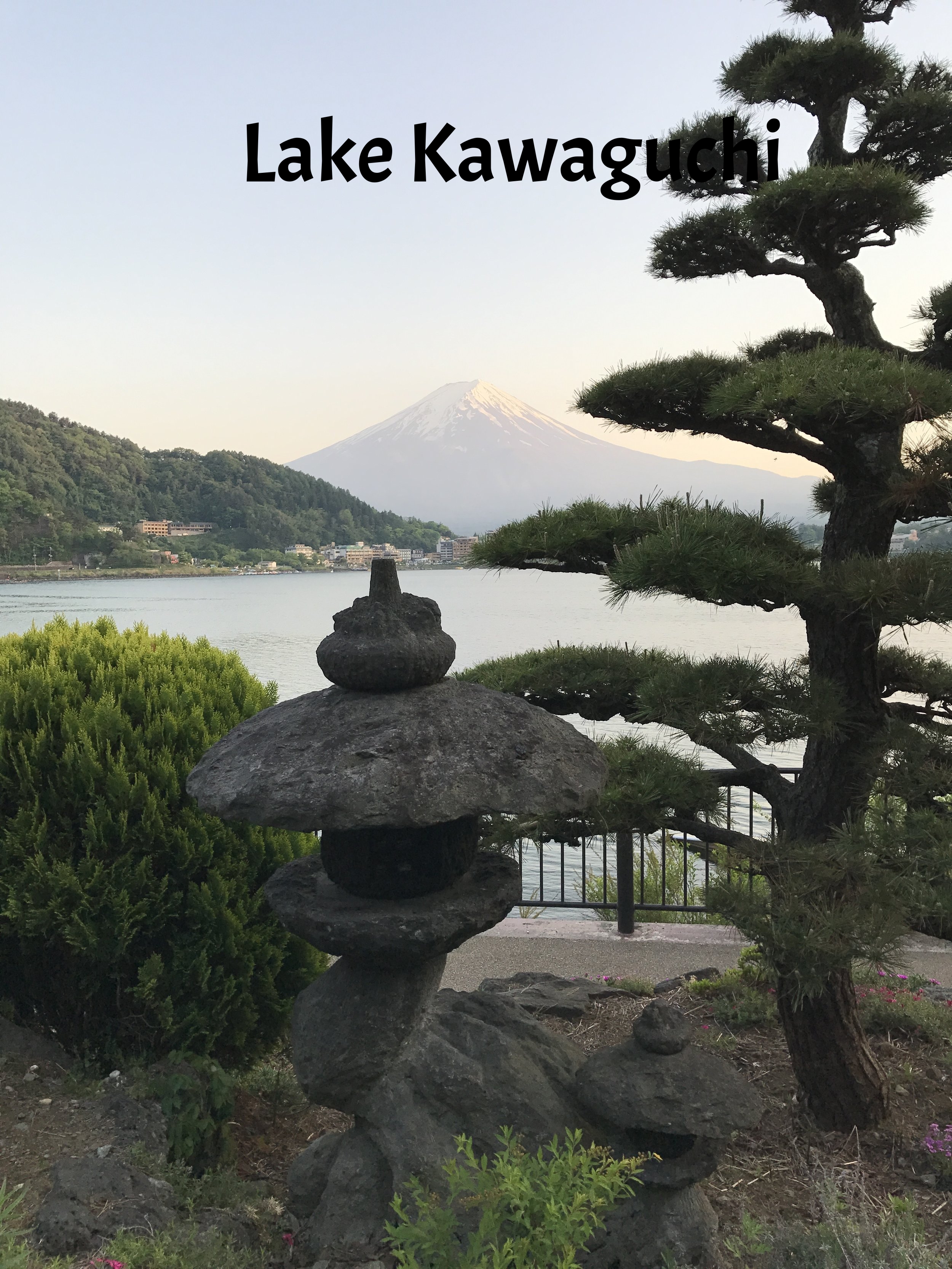 Lake Kawaguchi and Mt. Fuji