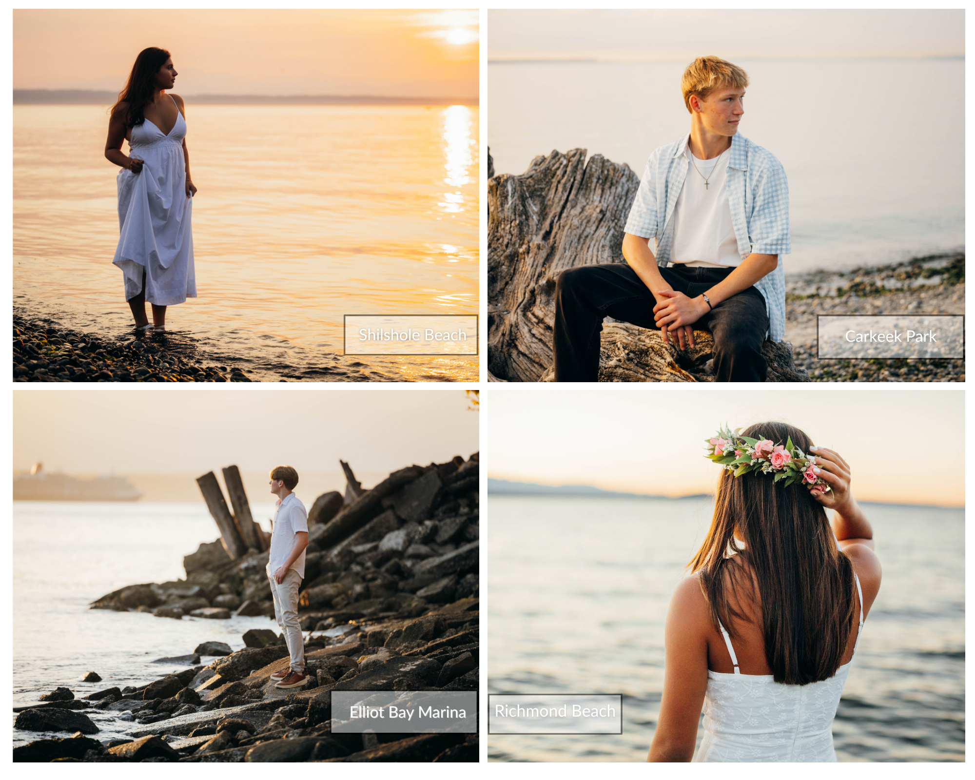 various locations for senior portraits seattle wa