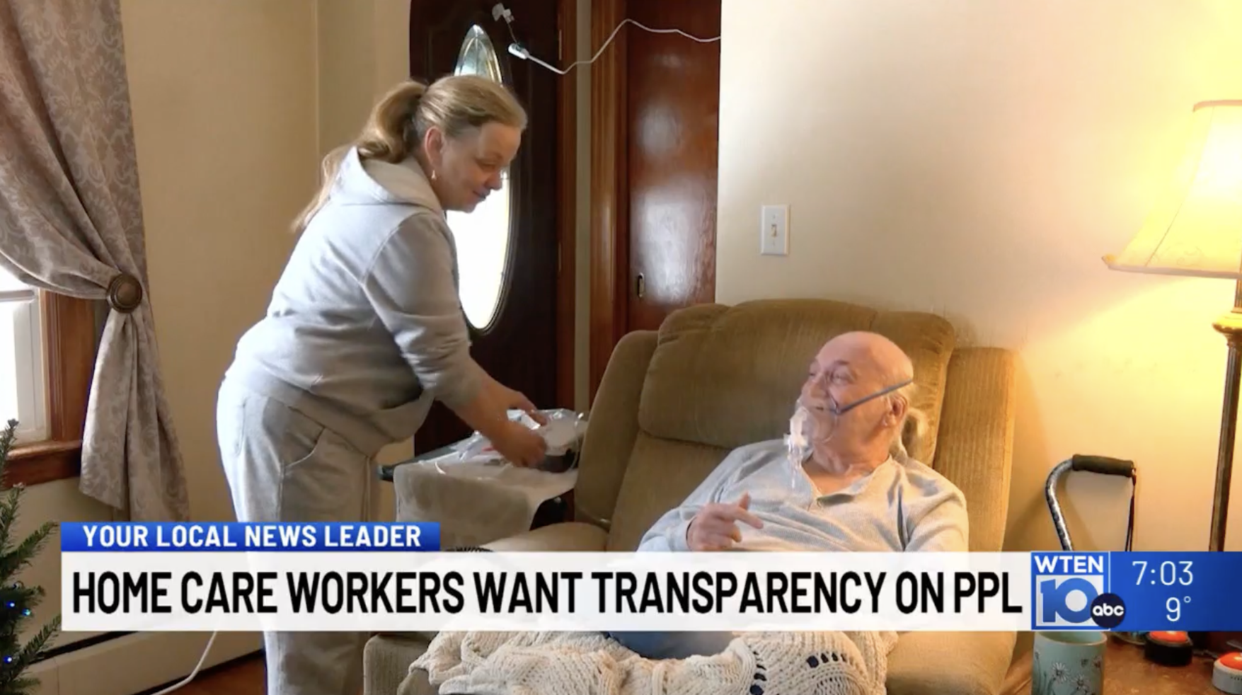 Your local News Leader: Home Care Workers Want Tranparency on PPL