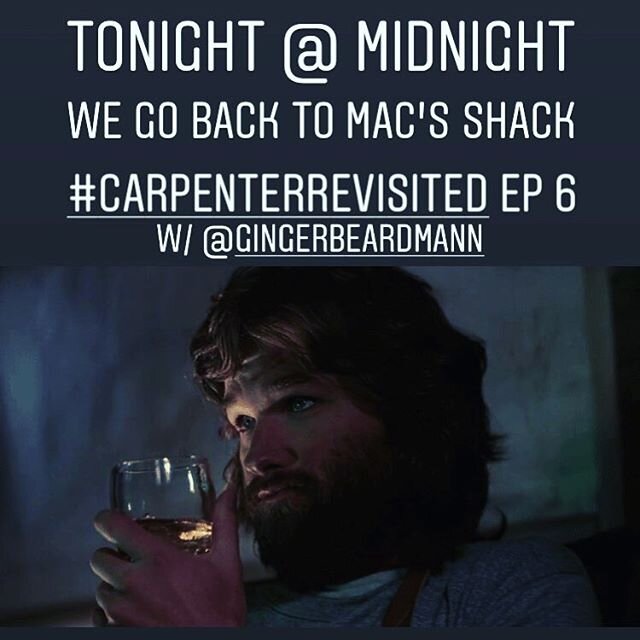 Our 1st #flashbackfriday Episode drops Tonight @ Midnight, join @gingerbeardmann &amp; I as we travel back to Mac&rsquo;s shack...From our Carpenter Revisited run (Available Exclusively On @patreon ) it&rsquo;s 1982&rsquo;s The Thing... #arkofepod #c