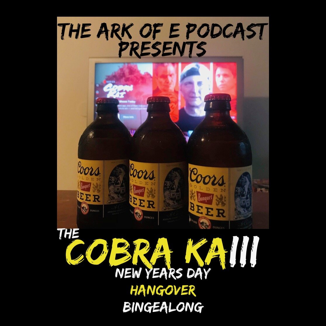 The Cobra Kai Season 3 New Years Day Hangover Bingealong episode artwork
