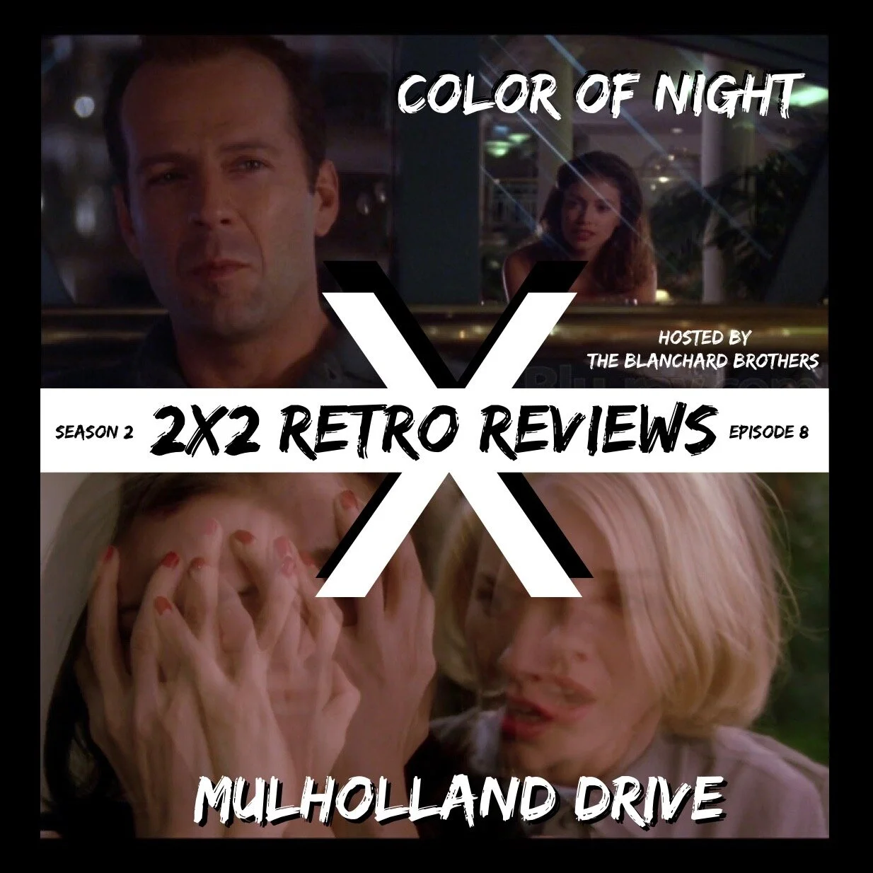 2X2 Retro Reviews - S2E8 : Mulholland Drive X Color of Night episode artwork