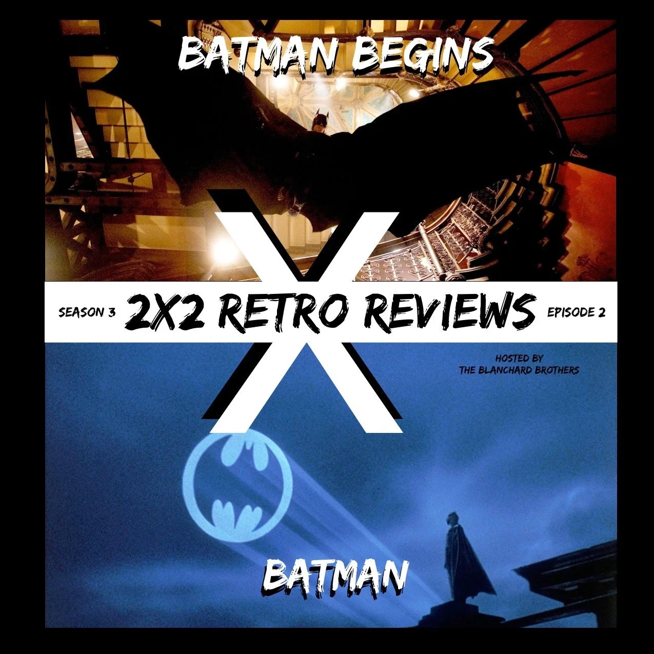 2X2 Retro Reviews - S3E2 : Batman X Batman Begins episode artwork