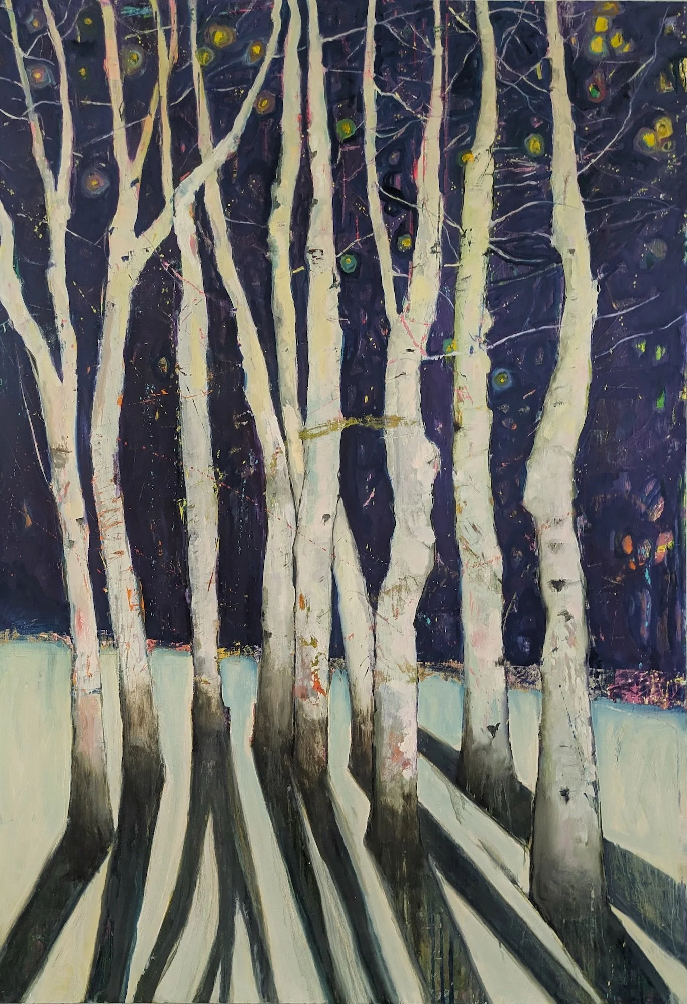 The Magic of Aspens
65x45" Oil on Wood