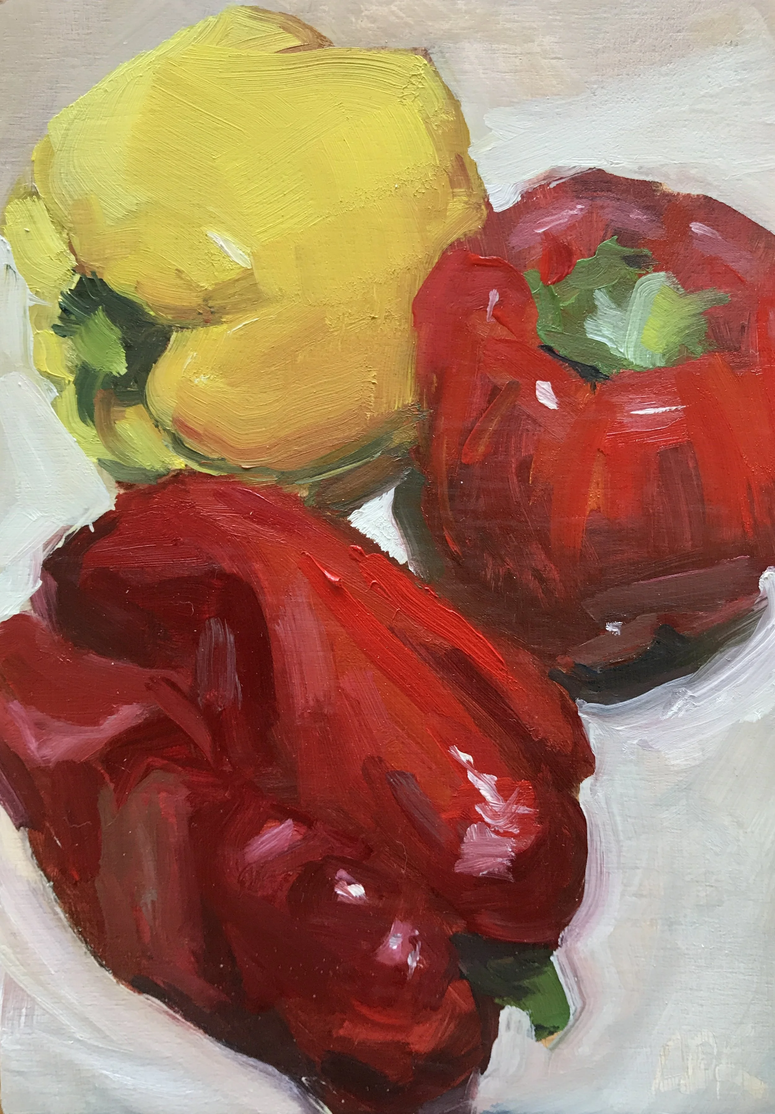 Two Reds and Yellow