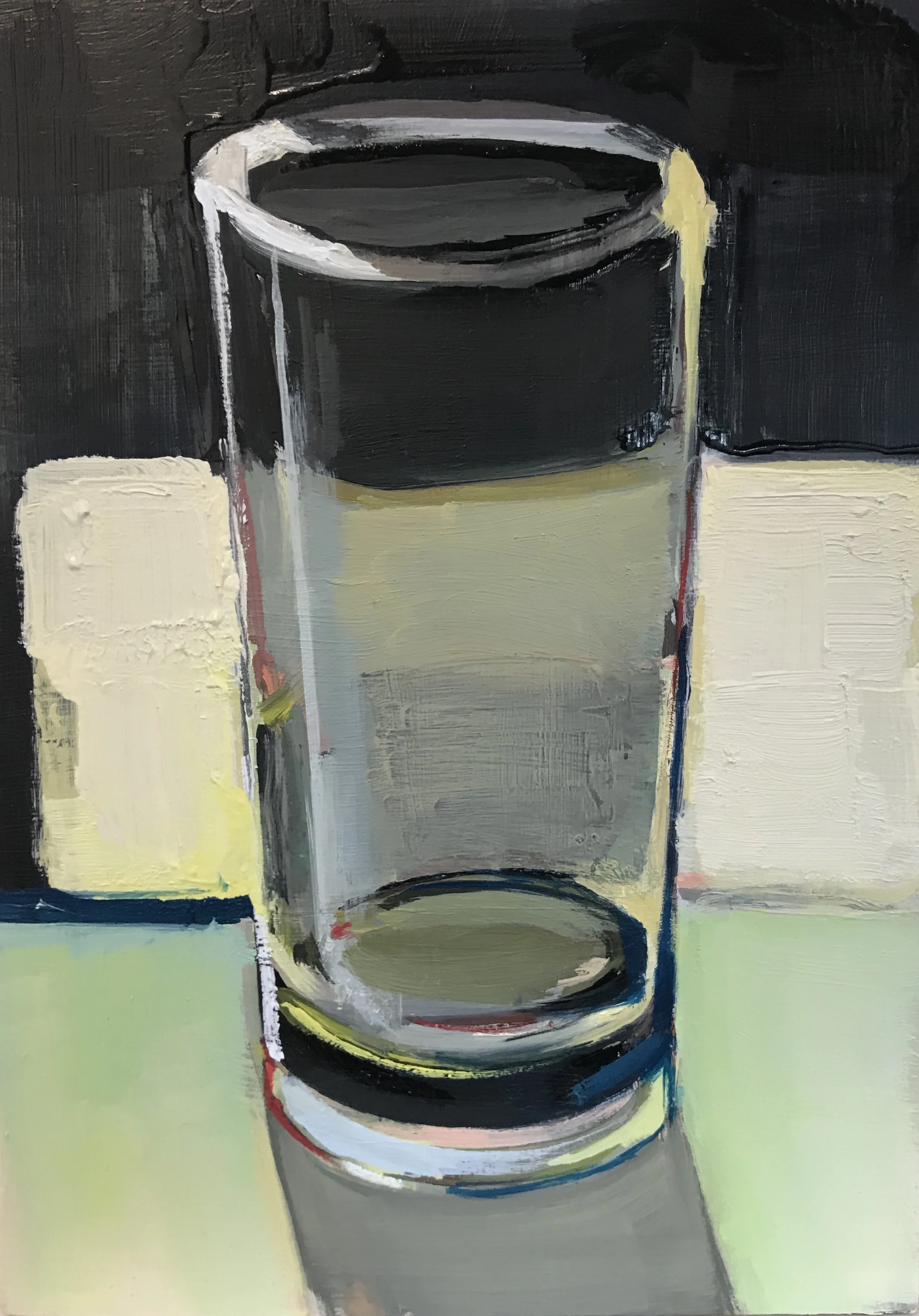 Deconstructed Glass Black & Green