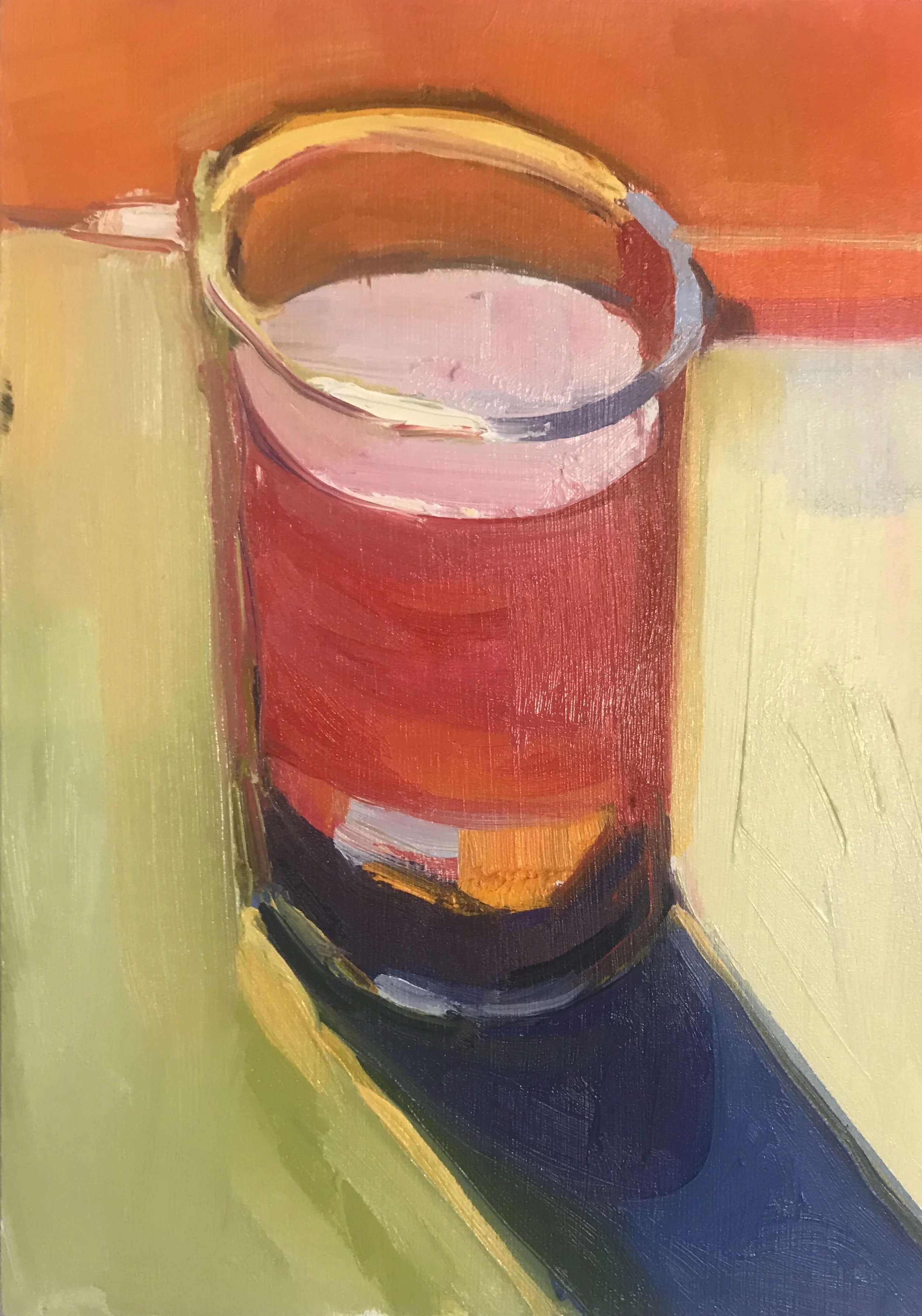 Deconstructed Glass Red