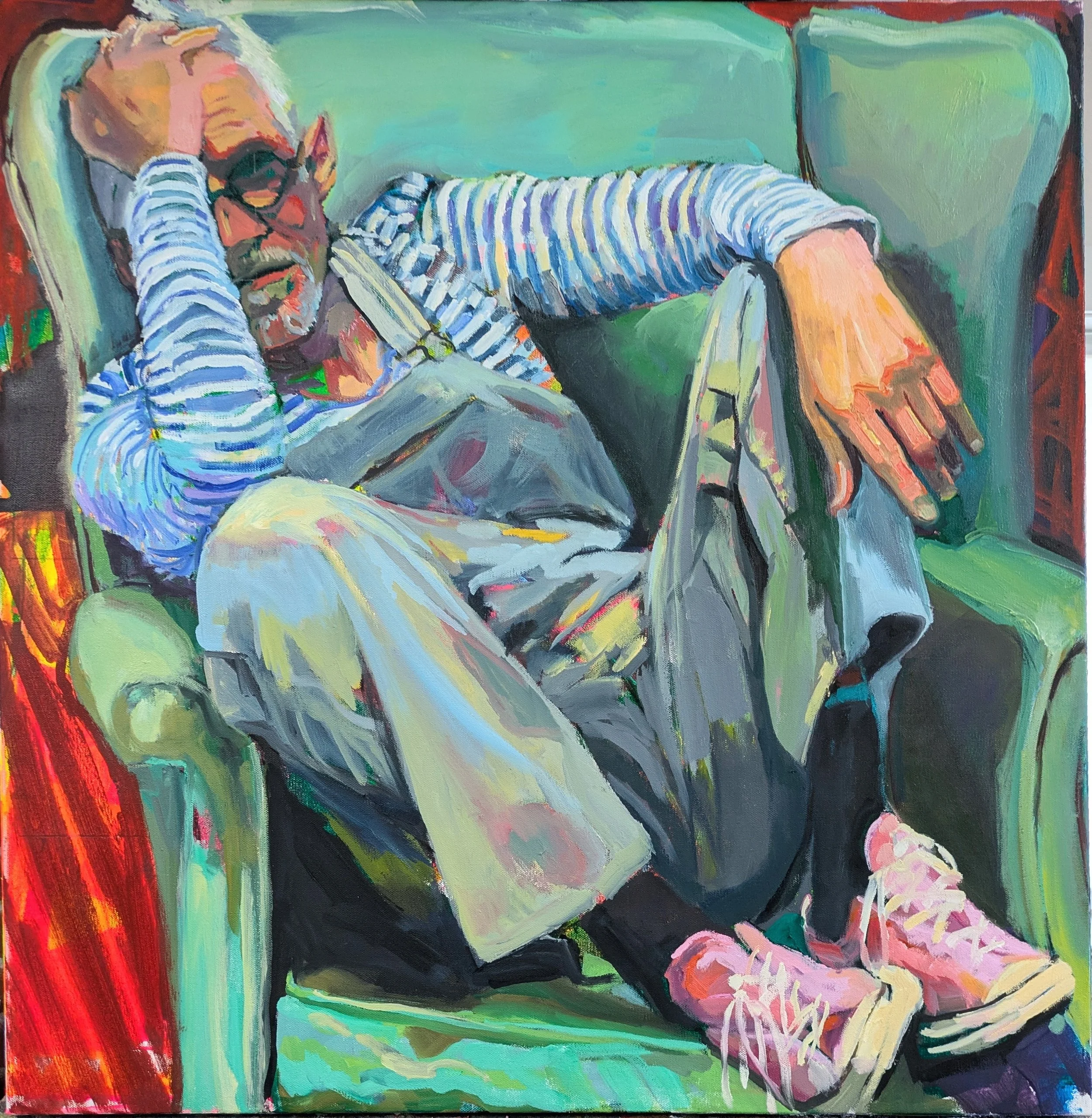 Still Life with Pink Sneaks
