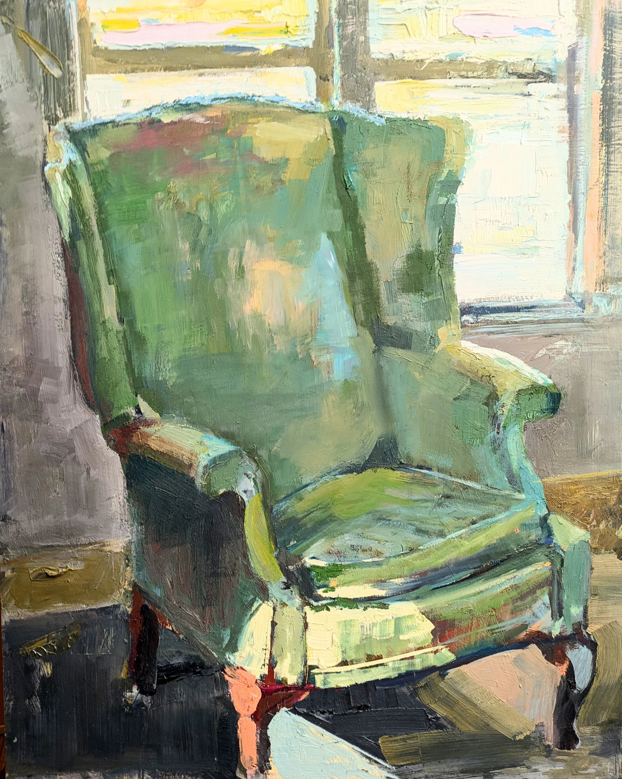 The Thinking Chair
20x16" Oil on Wood