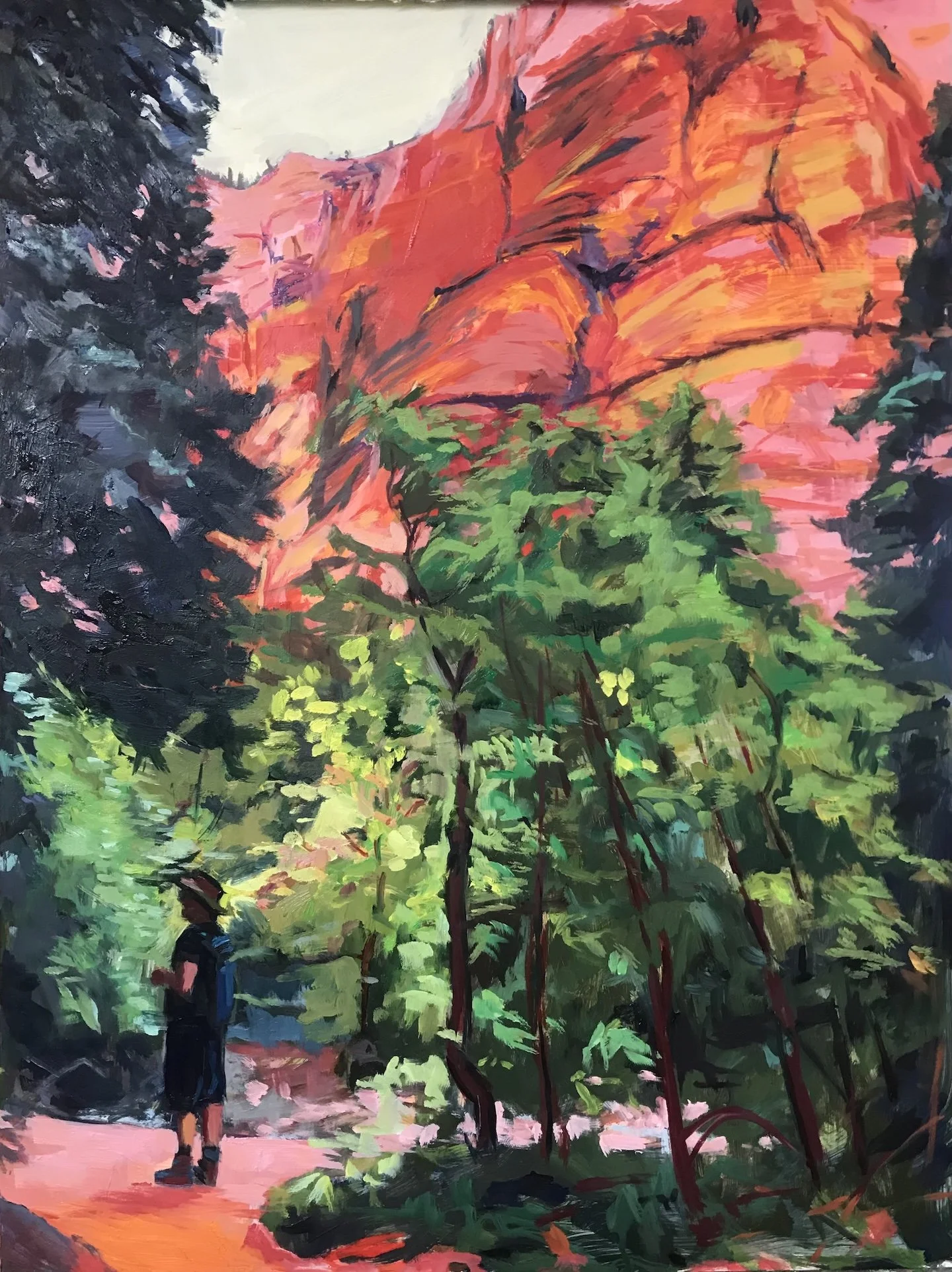 Mike on the trail