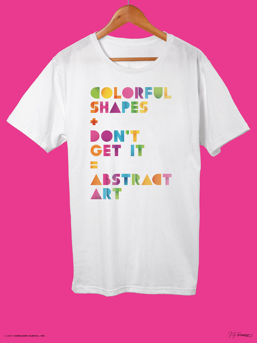 Abstract Art T Shirt J J Brando