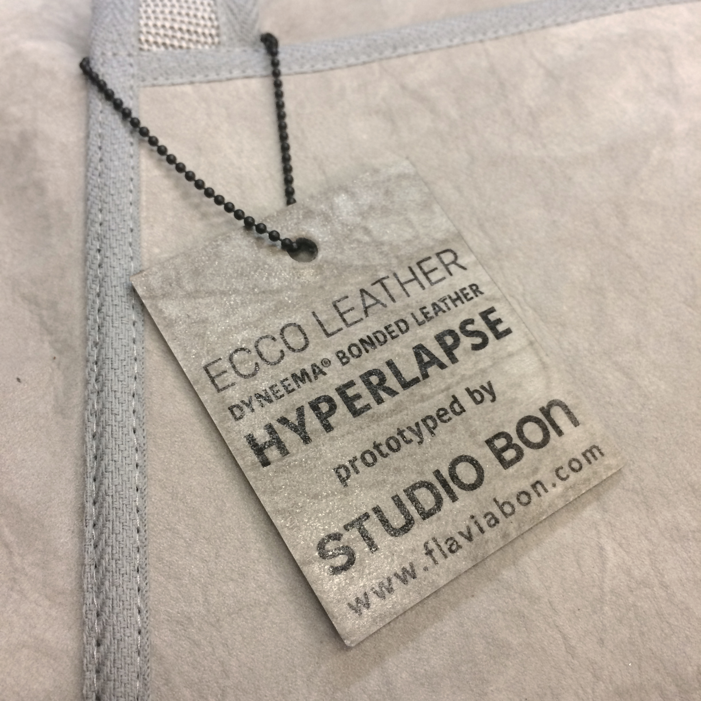 Paper-thin and super strong leather is bonded with Dyneema -  MaterialDistrict