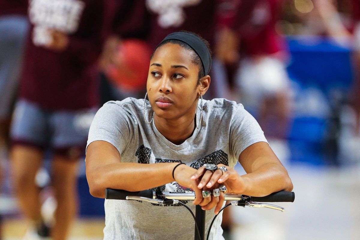 Sky 2017 1st round draft pick Alaina Coates still has not played.