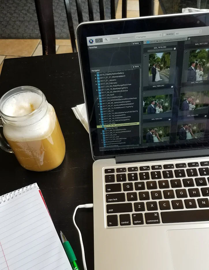 Love sipping Honey Nutmeg Lattes while I edit photos at Addis Cafe 