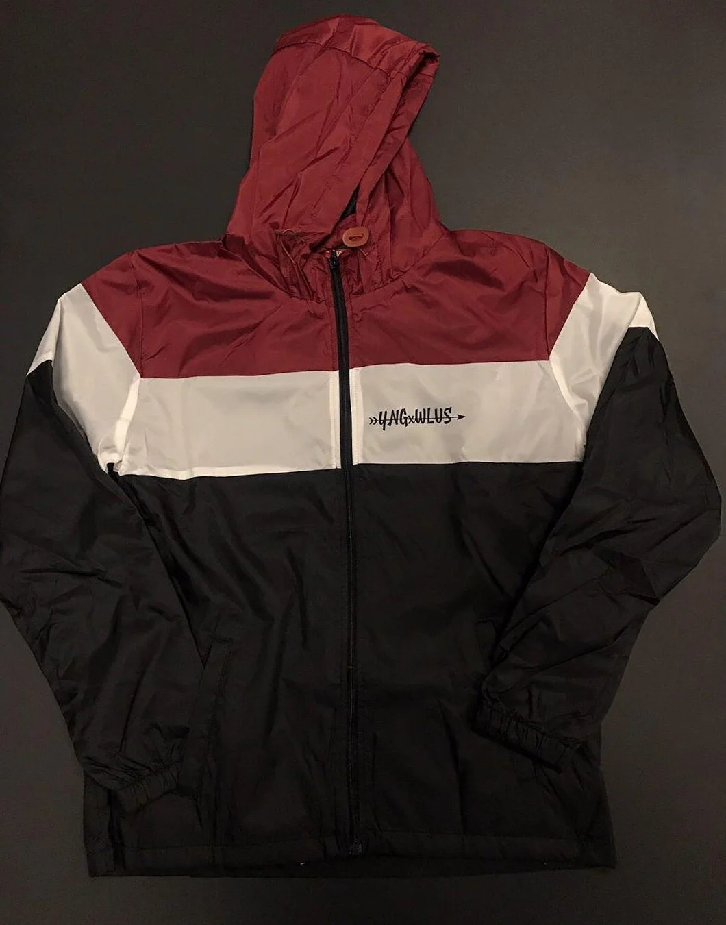 Hello Fall Tek - Burgundy &amp; White &amp; Black