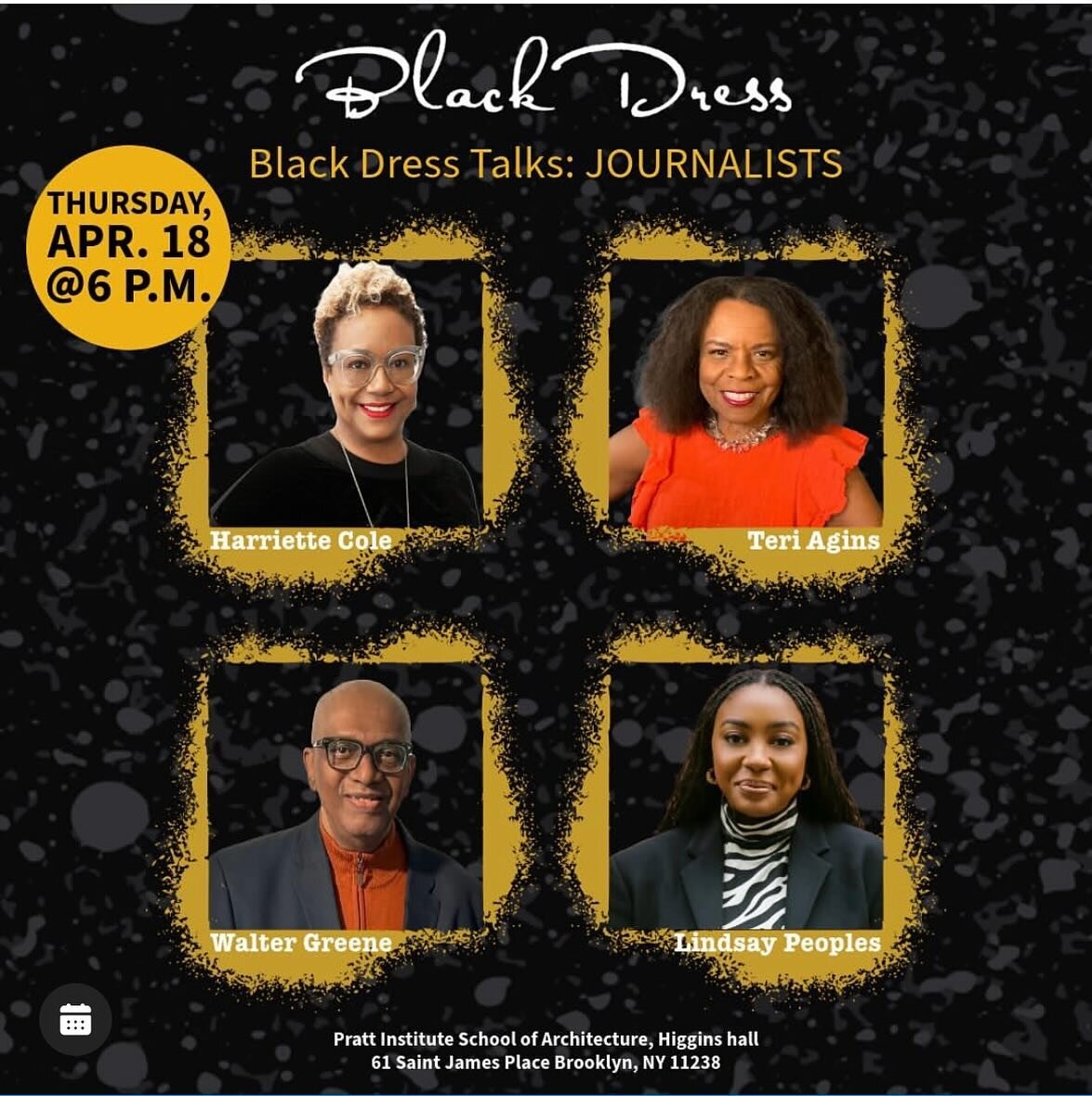 WRITERS &amp; FASHION LOVERS GET READY! Sign up for the Black Dress Project and Pratt Fashion&rsquo;s fourth event in an ongoing series entitled, &ldquo;Black Dress Talks.&rdquo; It&rsquo;s free!

This series highlights the contributions made by Blac