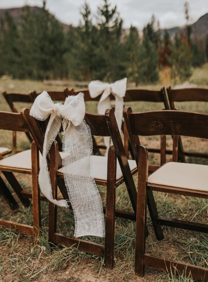 Colorado wedding decor checklist for ceremony