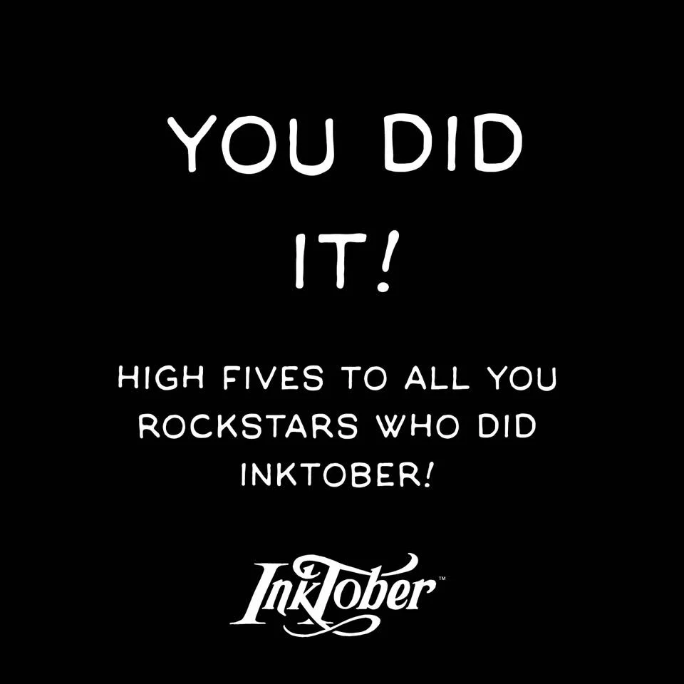 Inktober 2017 is a wrap!