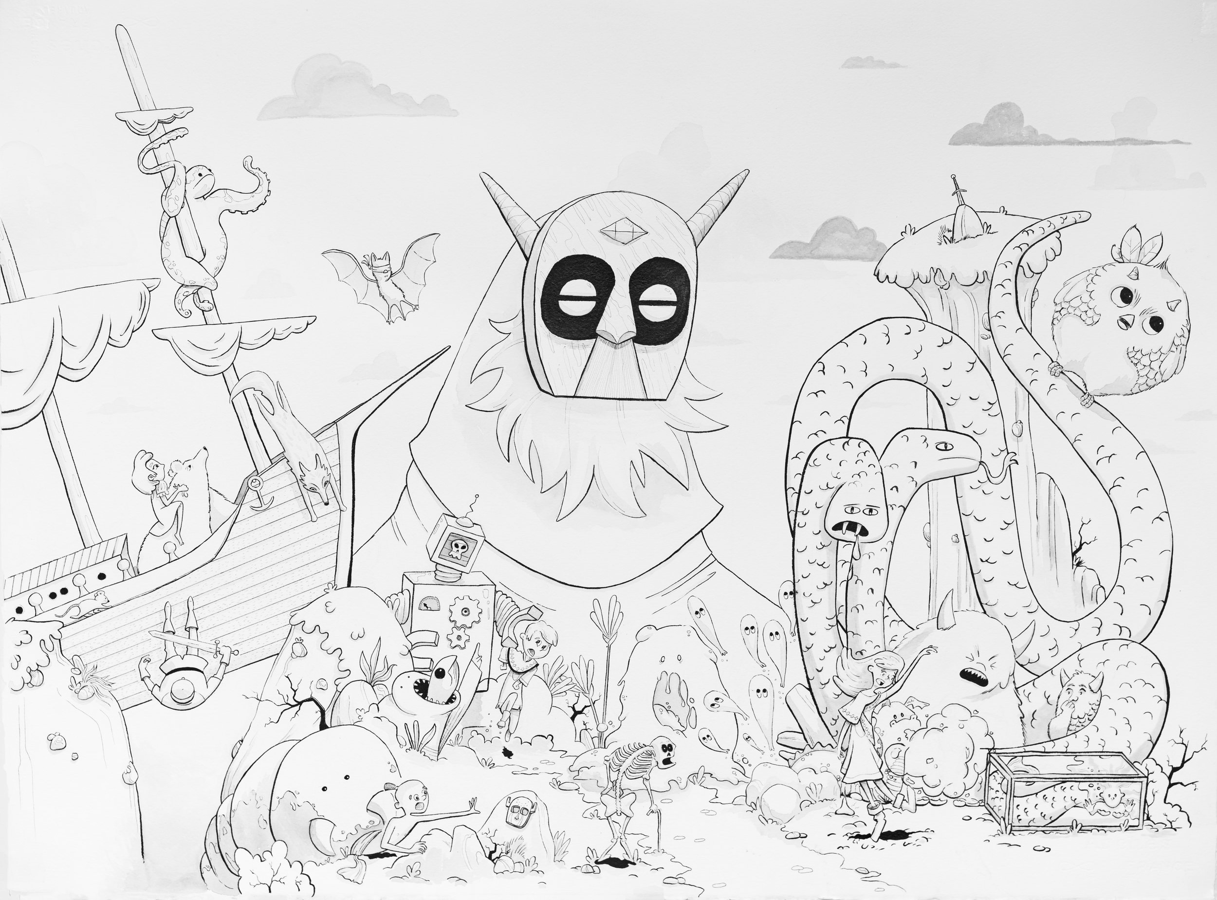 Inktober project cory shaw.jpg