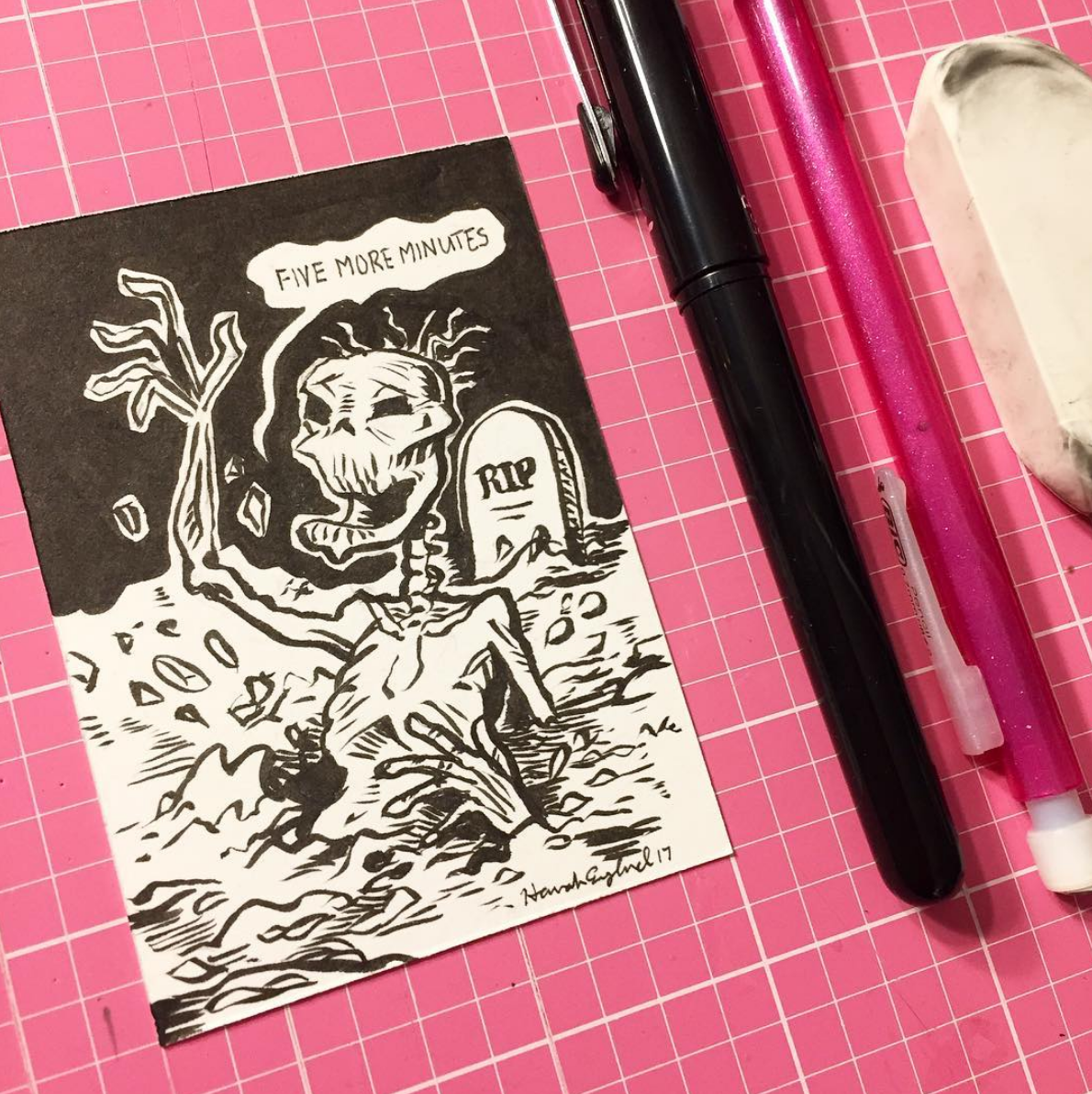 Inktober project Hannah England.png