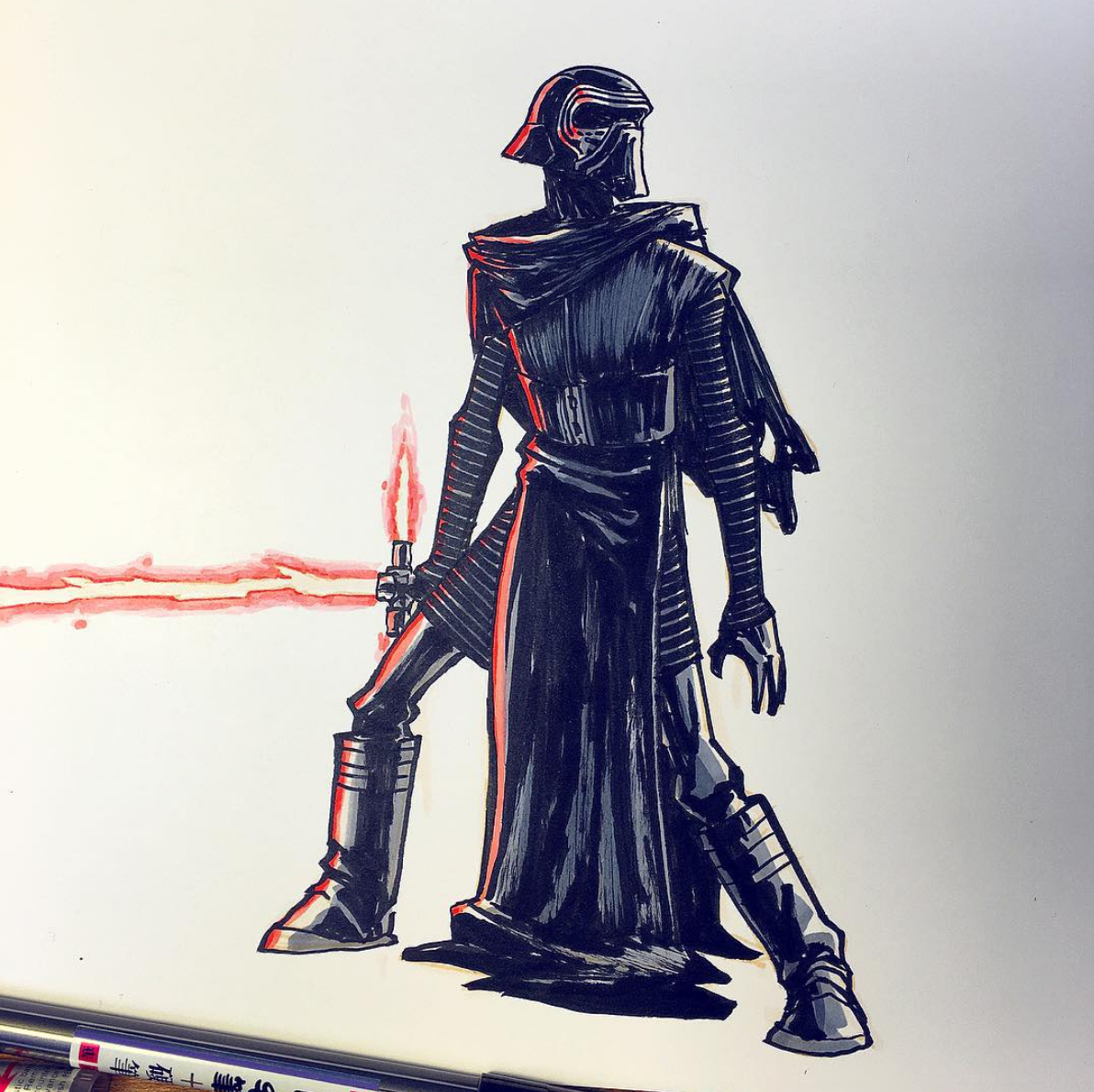 Star Wars Fan Art of Kylo Ren by Jake Parker.png