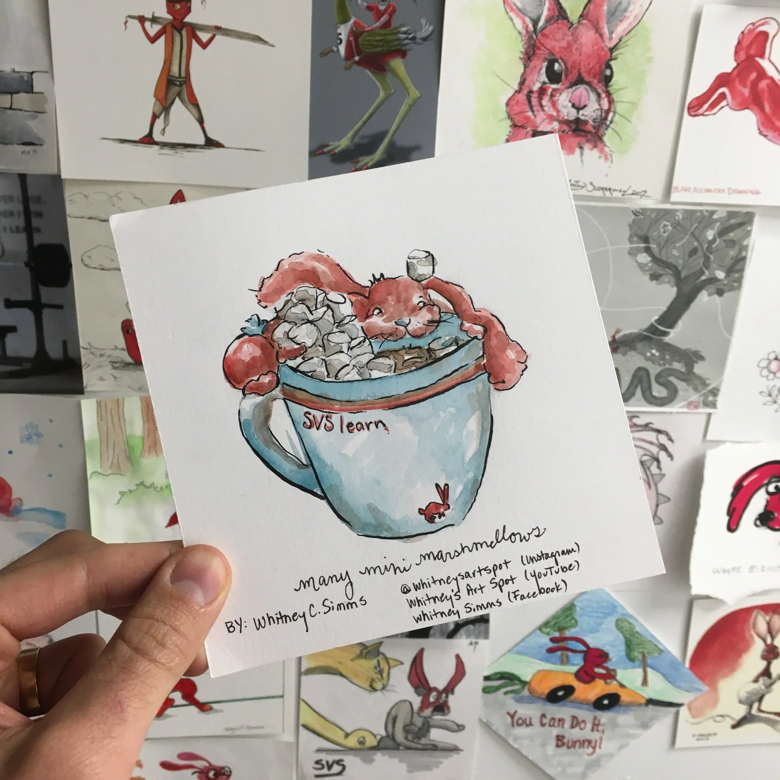 Bunny painting by Whitneysartspot.JPG