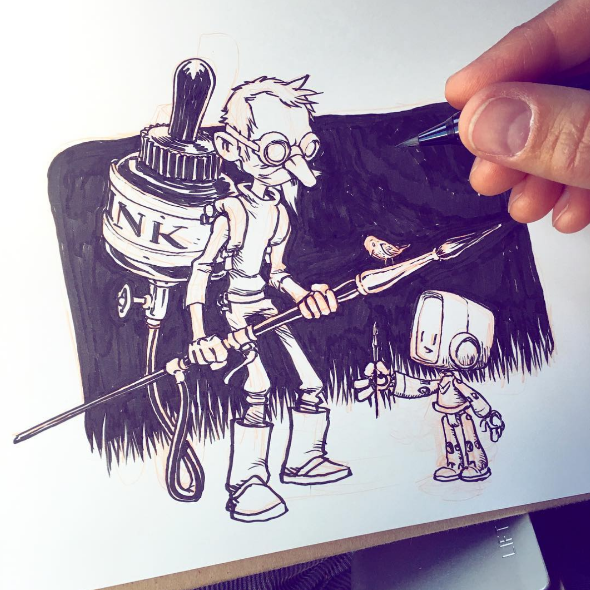 Illustration by Jake Parker.