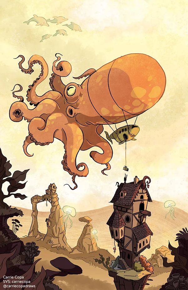 1st Place! Illustration by Carrie Copa.