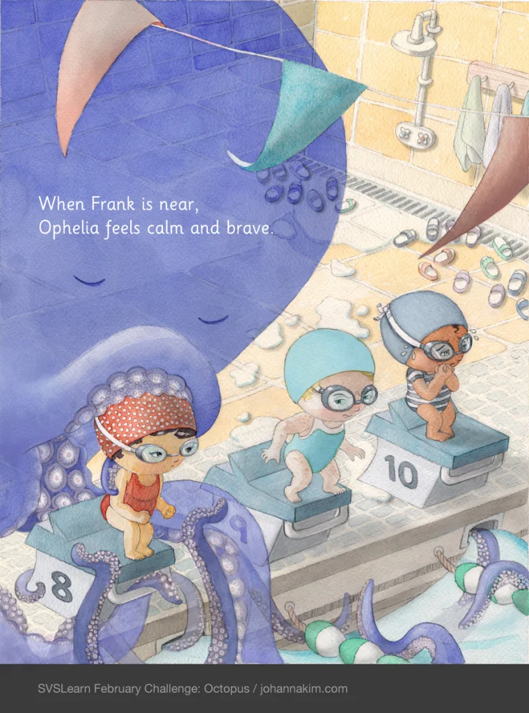 2nd place! Illustration by Johanna Kim.