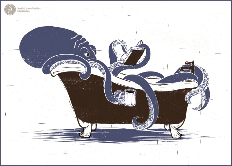 3rd Place! Illustration by Sarah LuAnn Perkins.