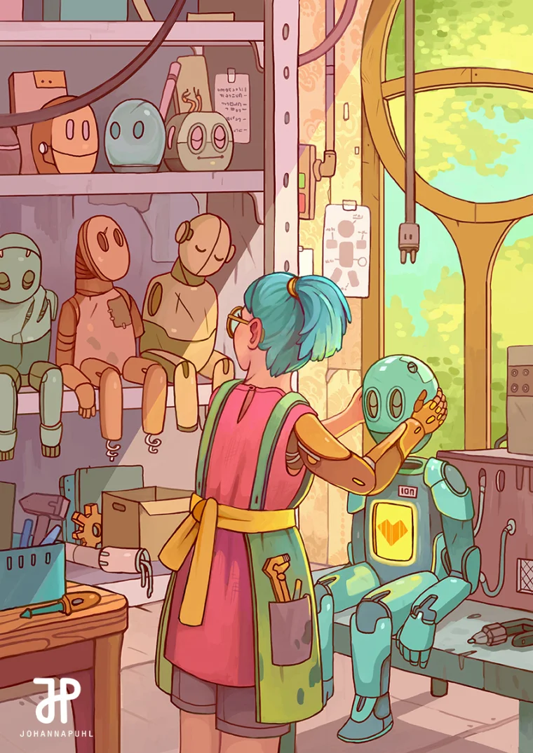 1st place! Illustration by Johanna Puhl.