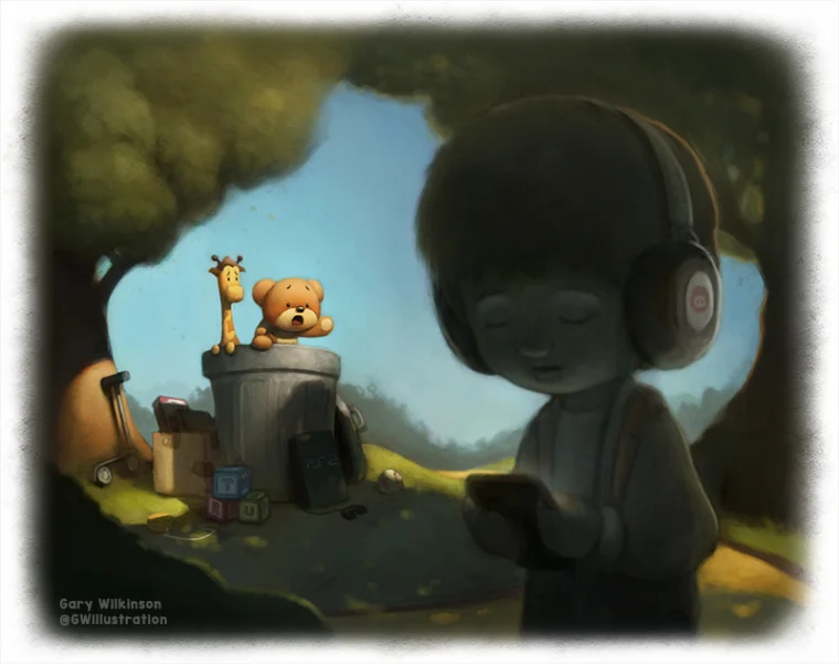 3rd Place! Illustration by Gary Wilkinson.