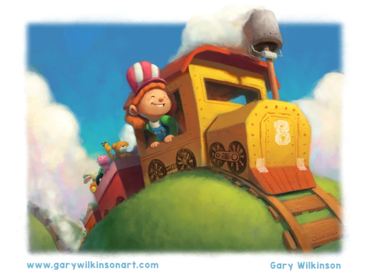 2nd Place! Illustration by Gary Wilkinson.