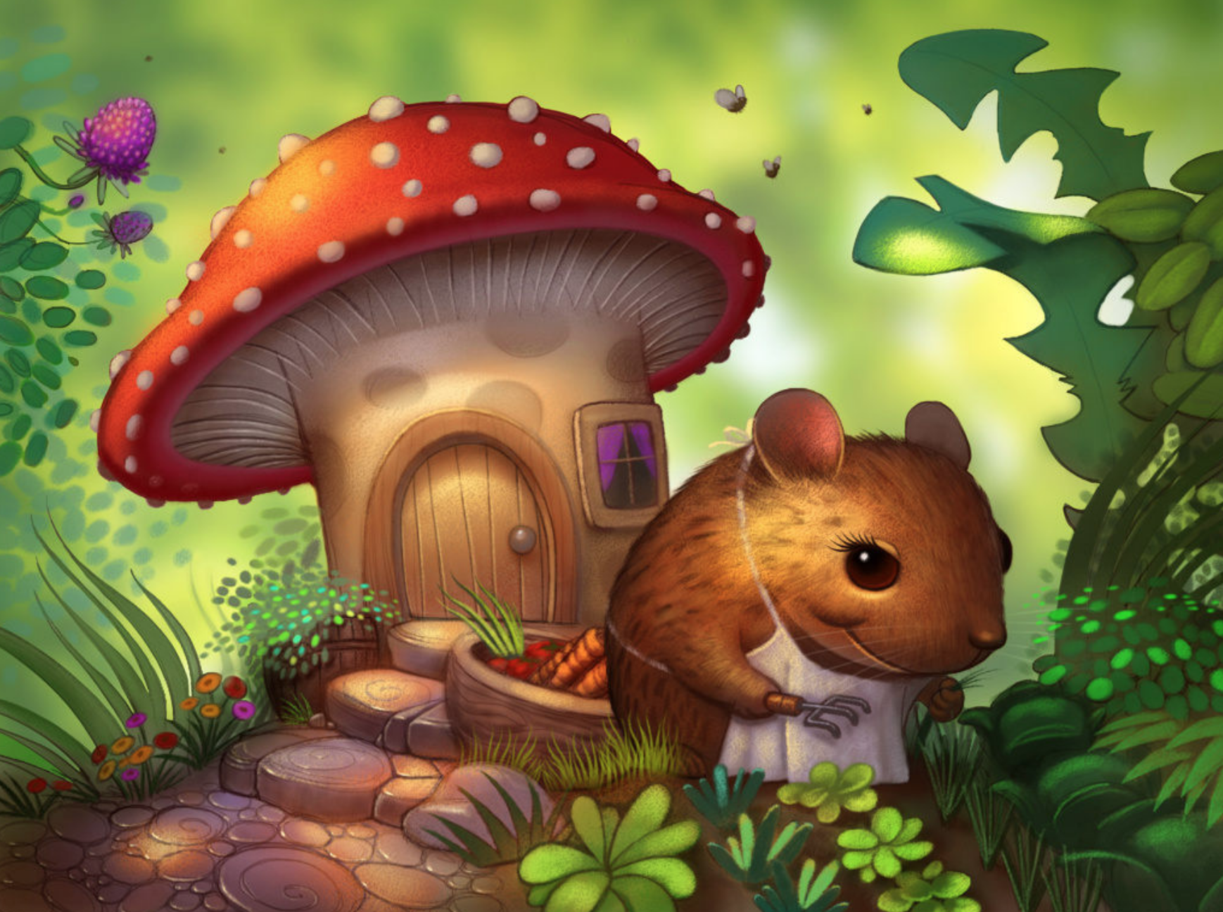 June Art Contest: Mushroom Village!