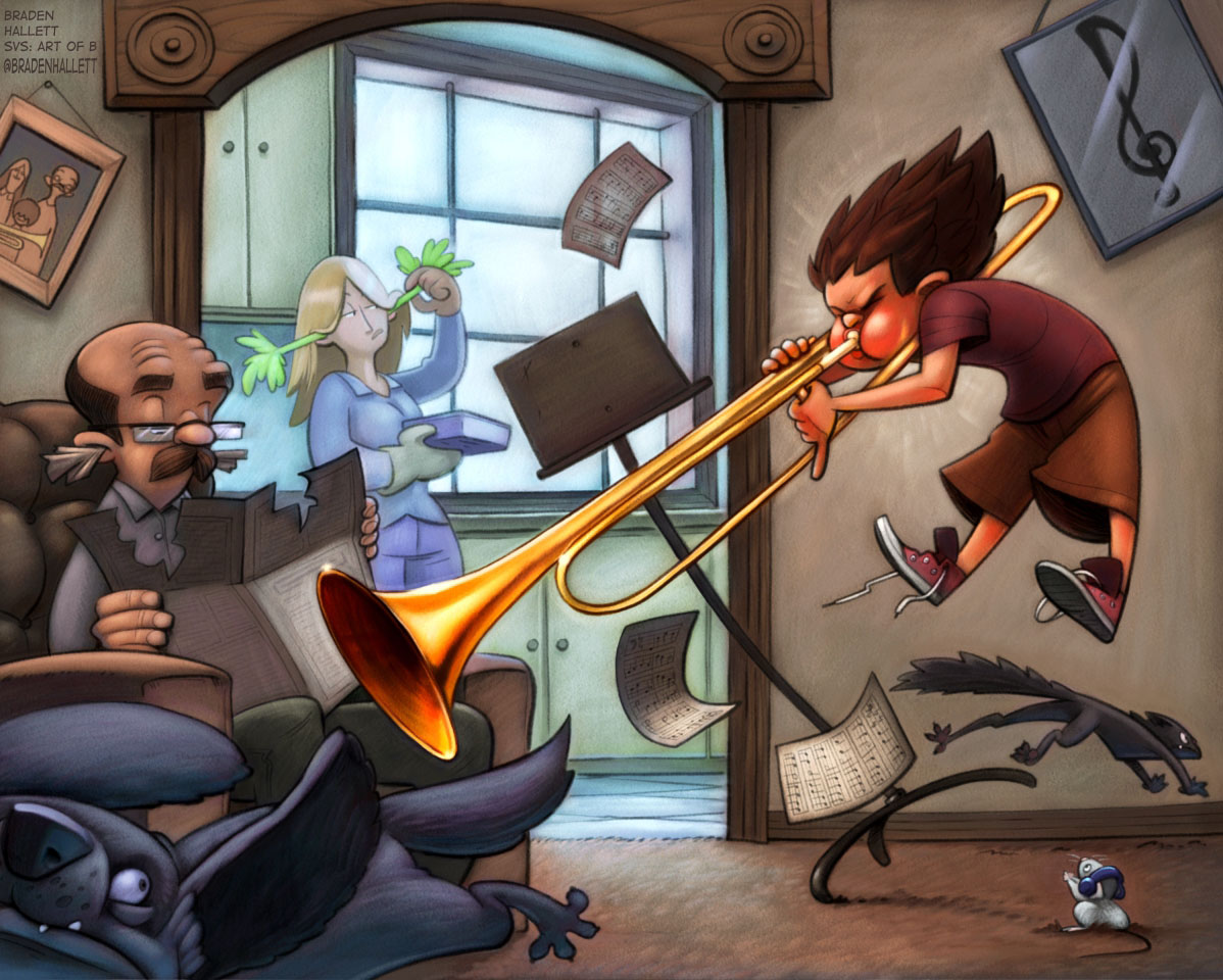 1st Place! Art by Braden Hallett.