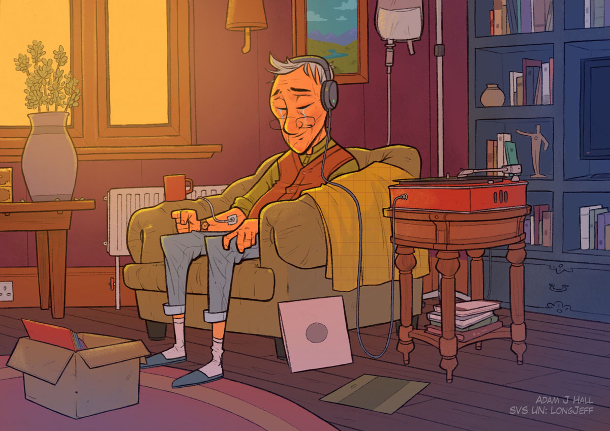 2nd Place! Art by Adam J Hall.