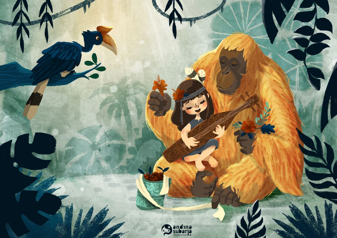 3rd Place! Art by Andina Subarja.