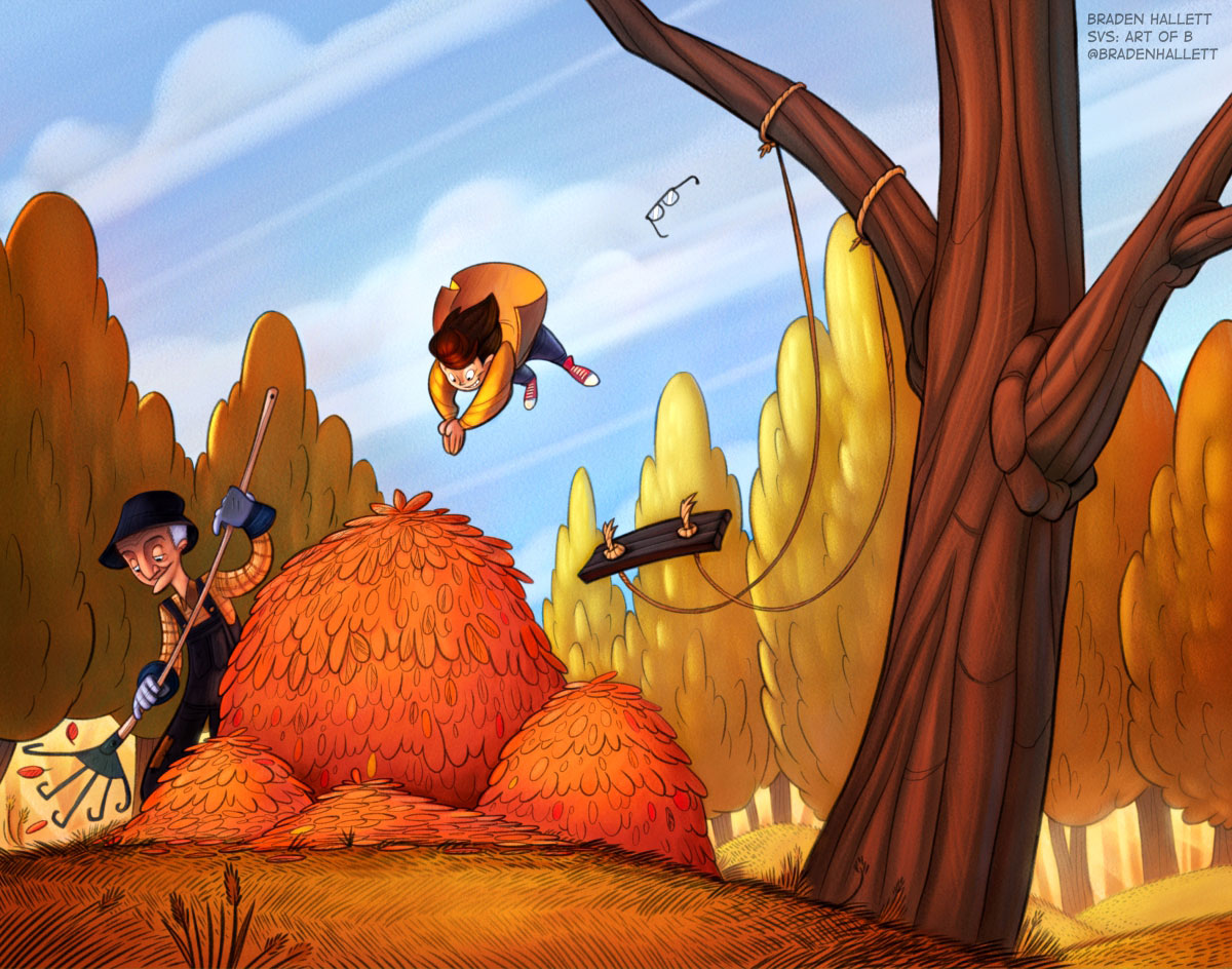 2nd place tie! Illustration by Braden Hallett.