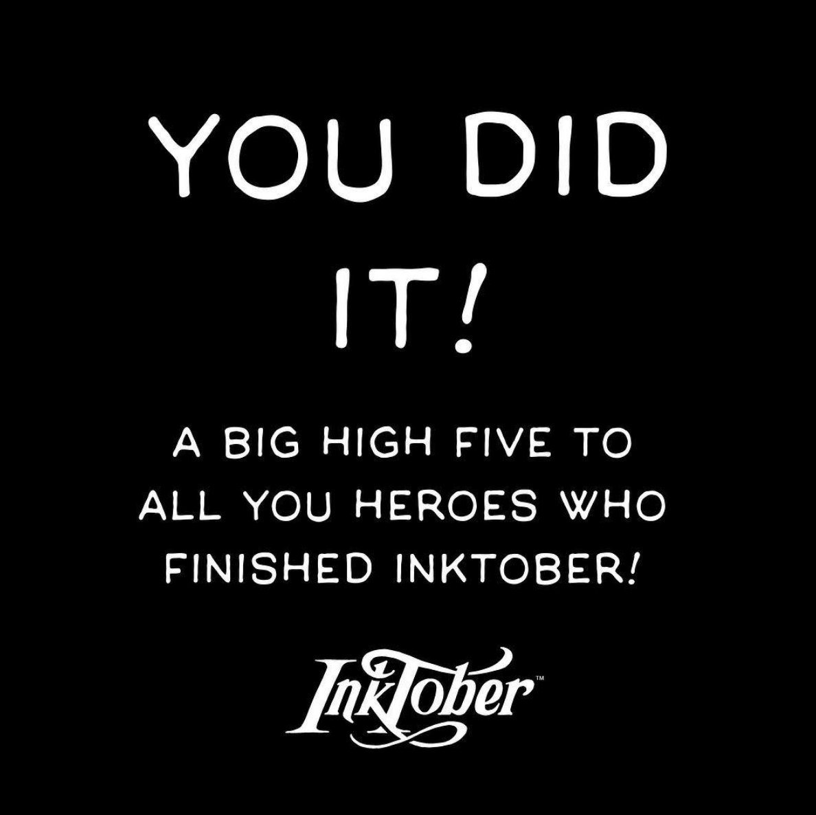 It's the last day of Inktober!