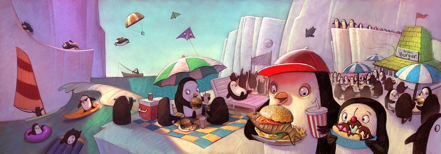 Chillin’. Art by Will Terry!