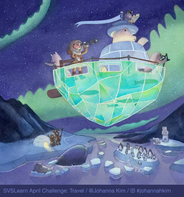 On the look out for your art! Art by Johanna Kim. Website. Instagram.