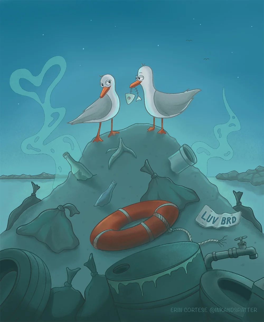 2nd Place! Art by Erin Cortese.