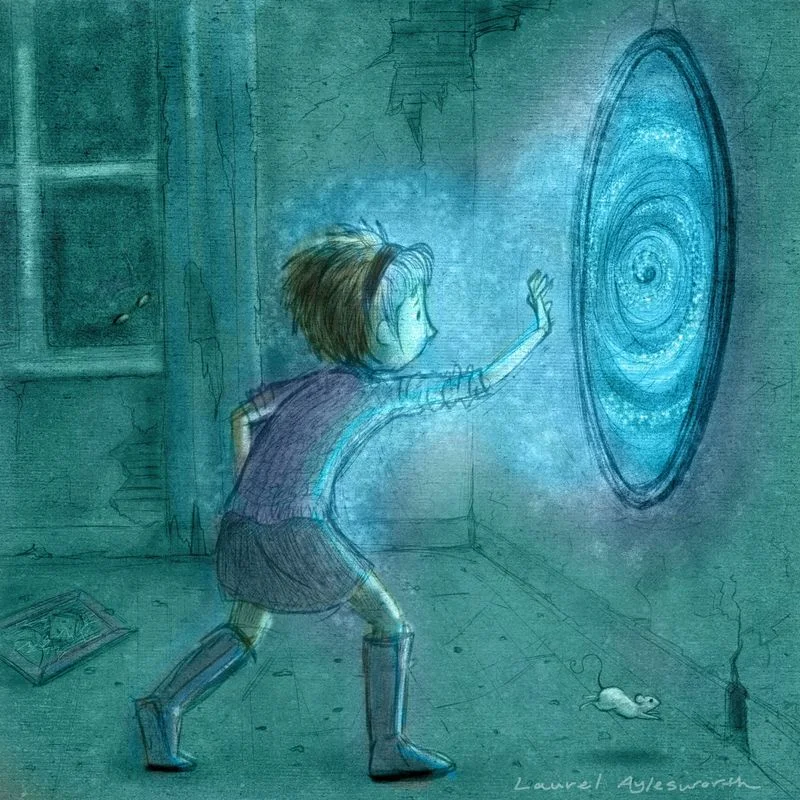 What happens next?? Art by Laurel Aylesworth.